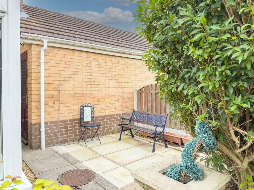 Rear patio