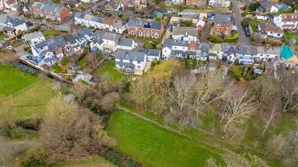 Aerial view and f...