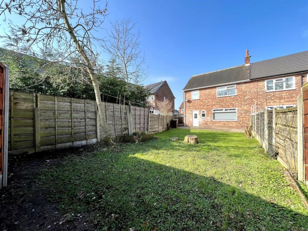 Rear of Property