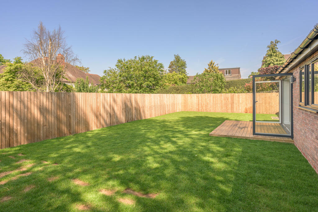 Rear garden