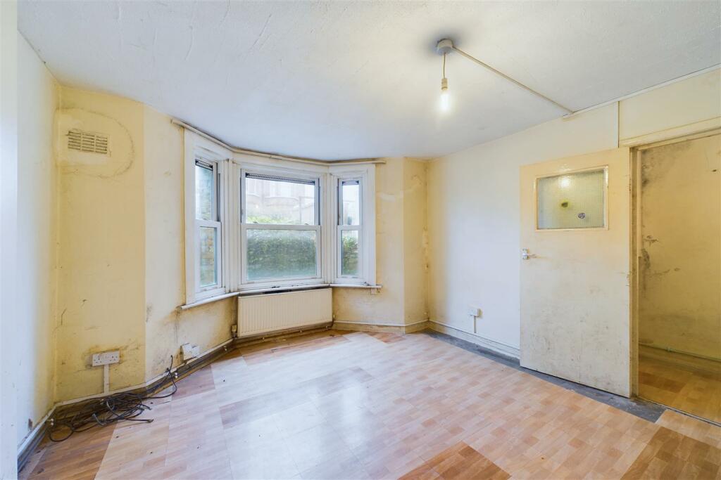 Basement level living/sleeping room