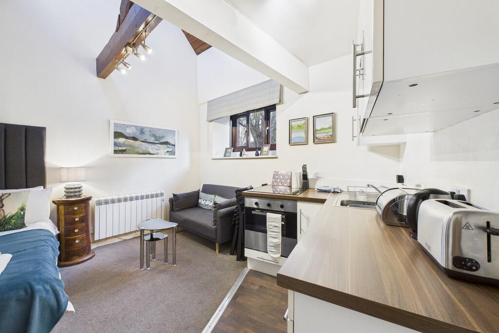 Open plan kitchen...