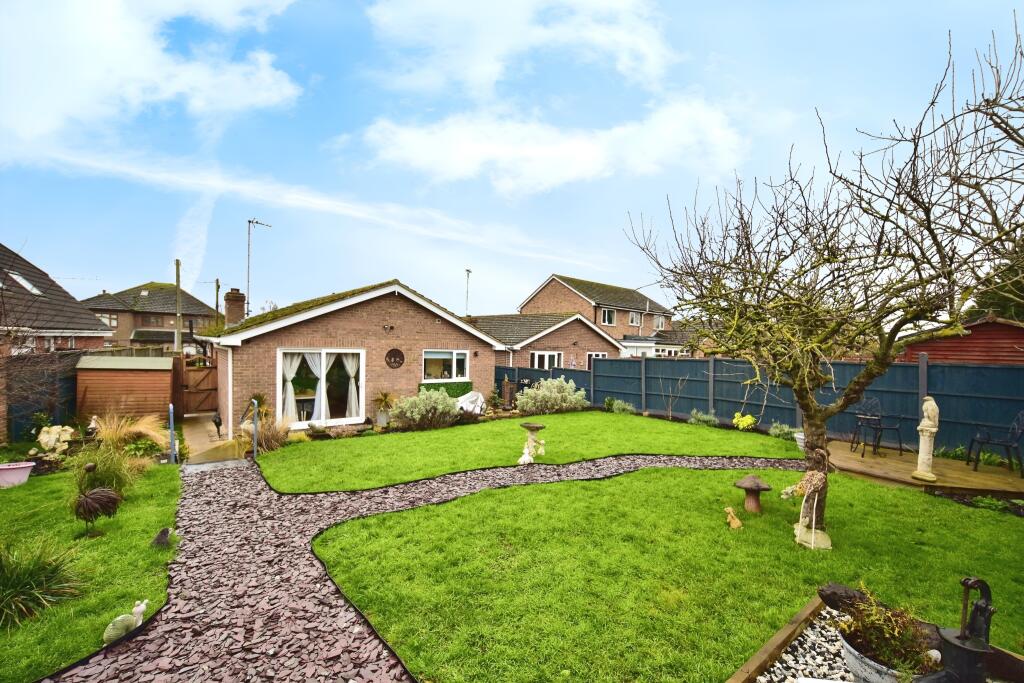 Back View Of The Property From The Private Rear Garden