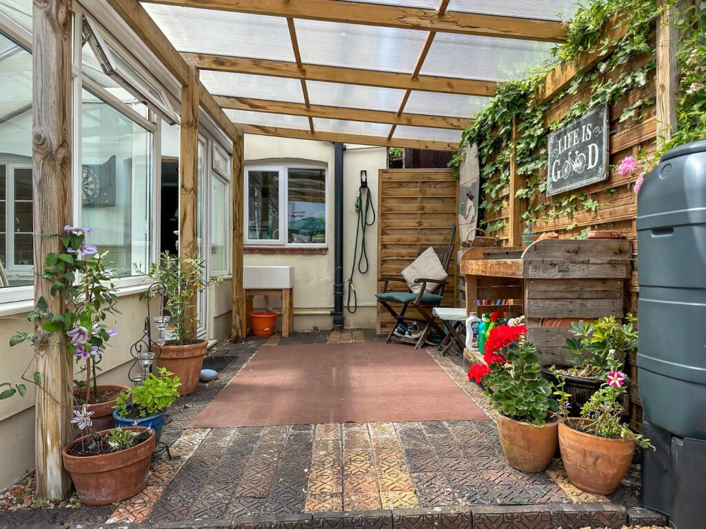 Covered Seating Area