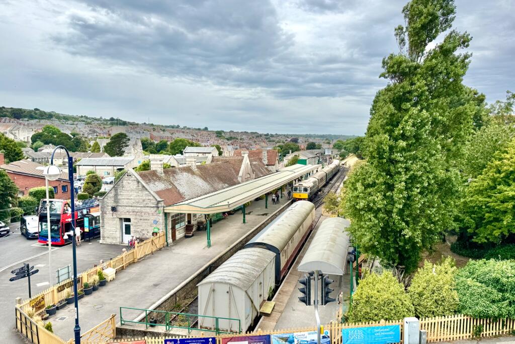View of Swanage Steam Rialway
