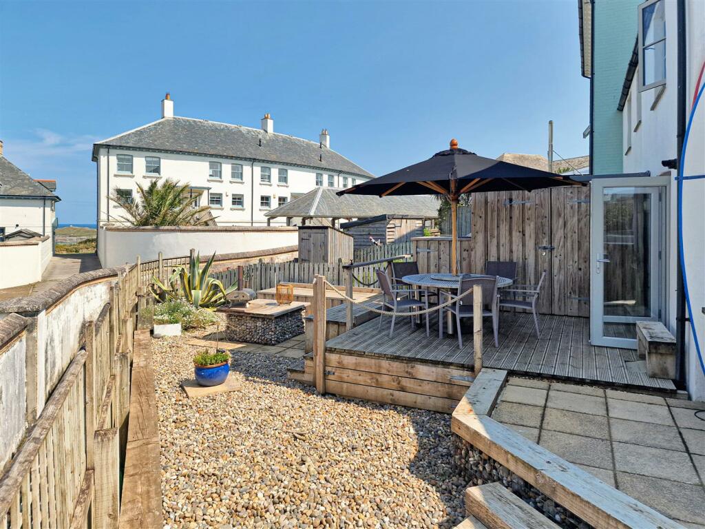 Deck and Garden.