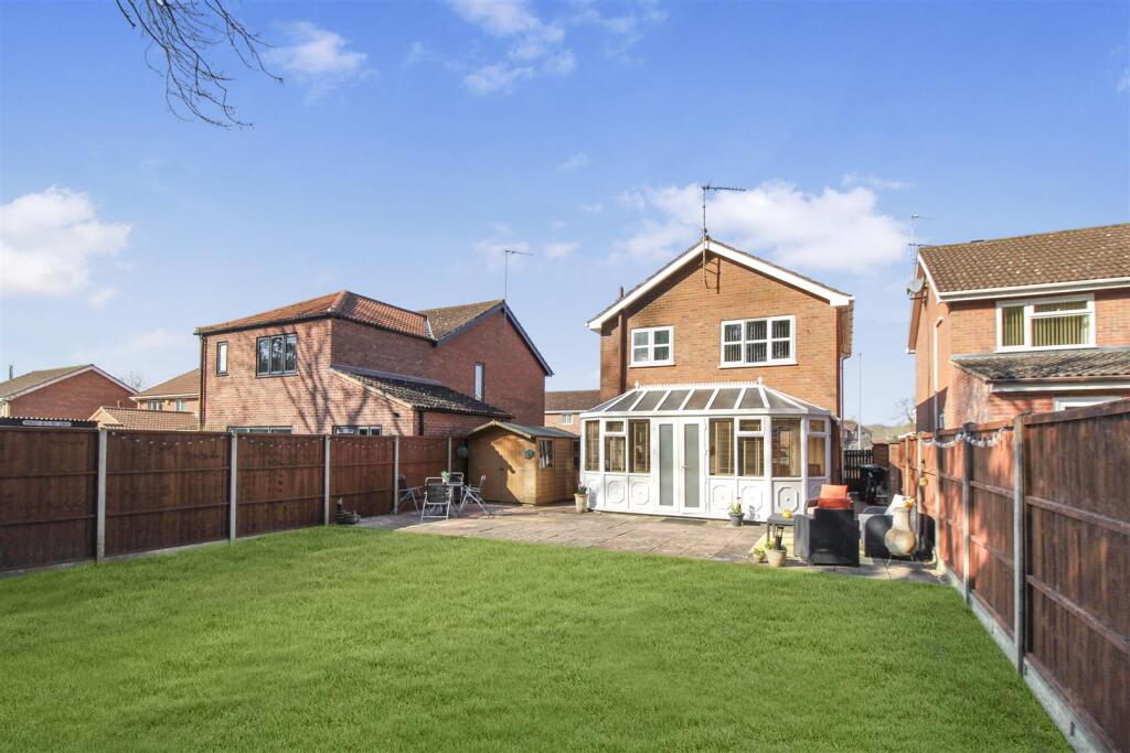 Rear of property