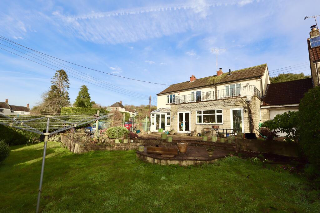 Garden and rear elevation
