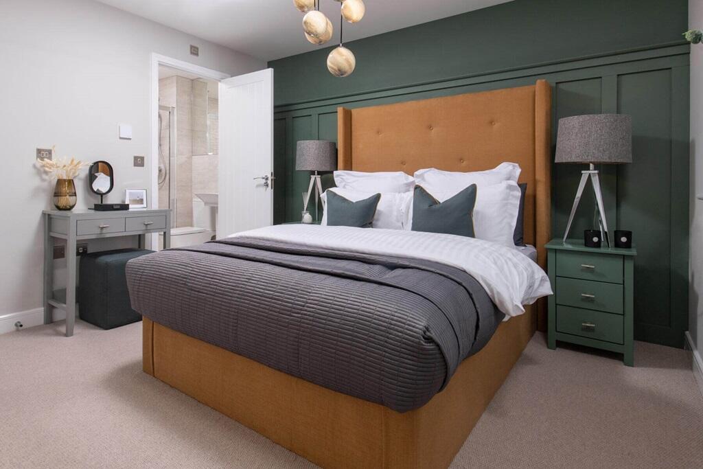 Bedroom 1 hosts a private en-suite, creating a private place away from the busy family home