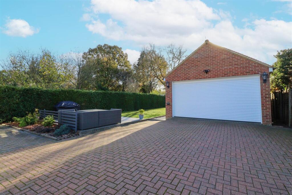 Driveway &amp; Double Garage
