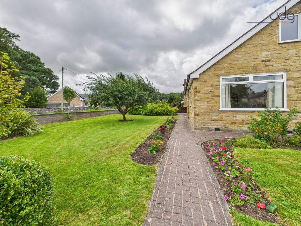 Side of the property gardens