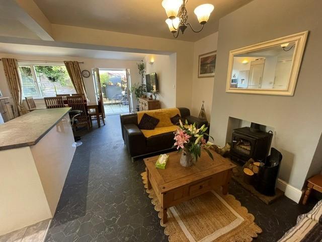 Open plan kitchen diner and living space