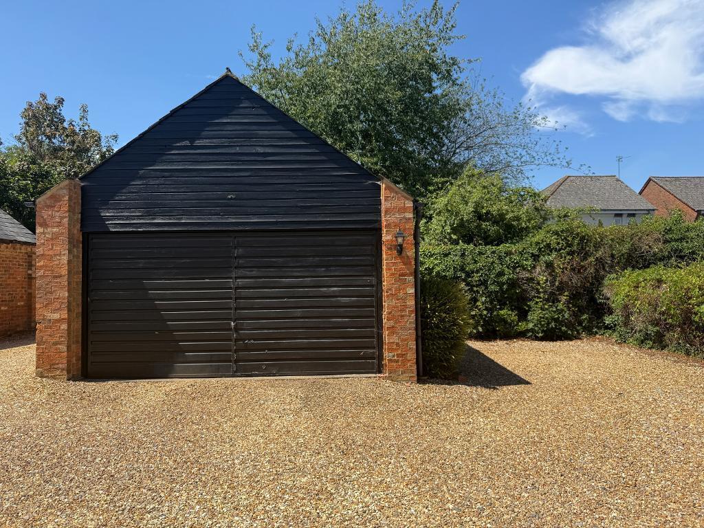 Garage and driveway