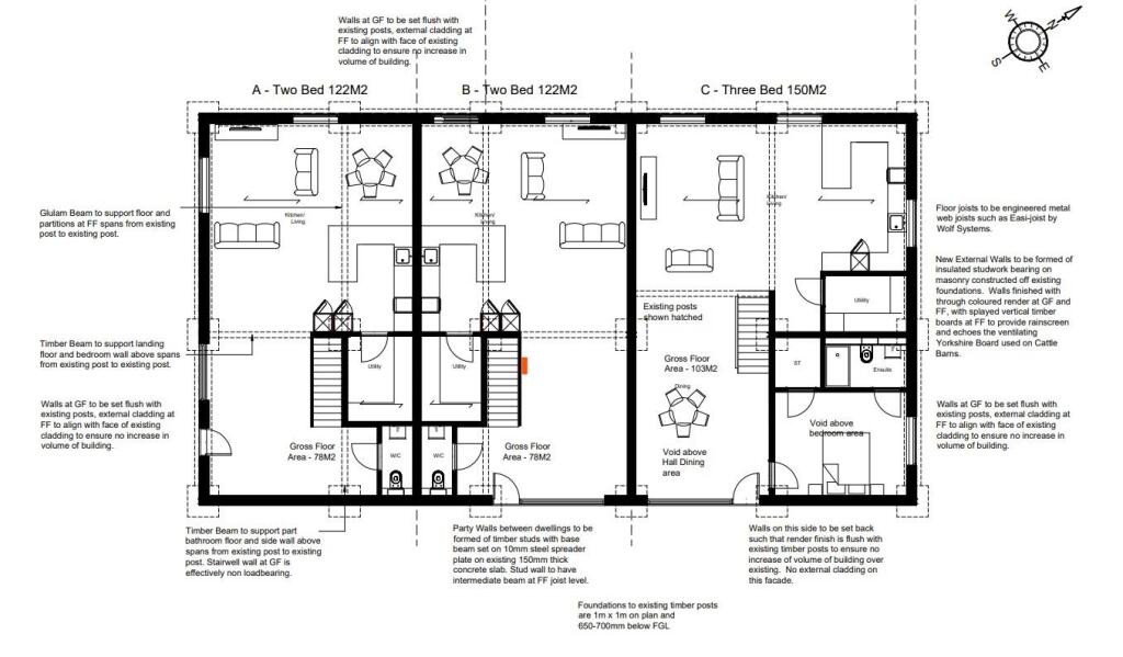 A,B,C proposed ground floor 1