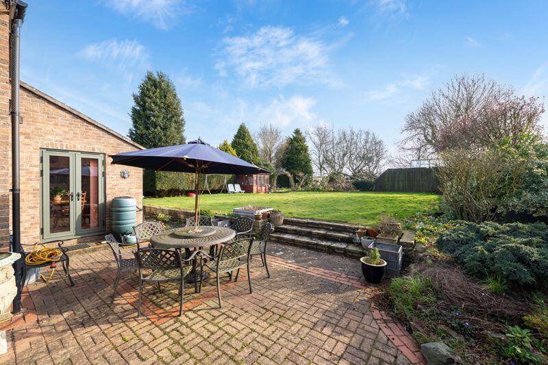 Rear garden/patio area