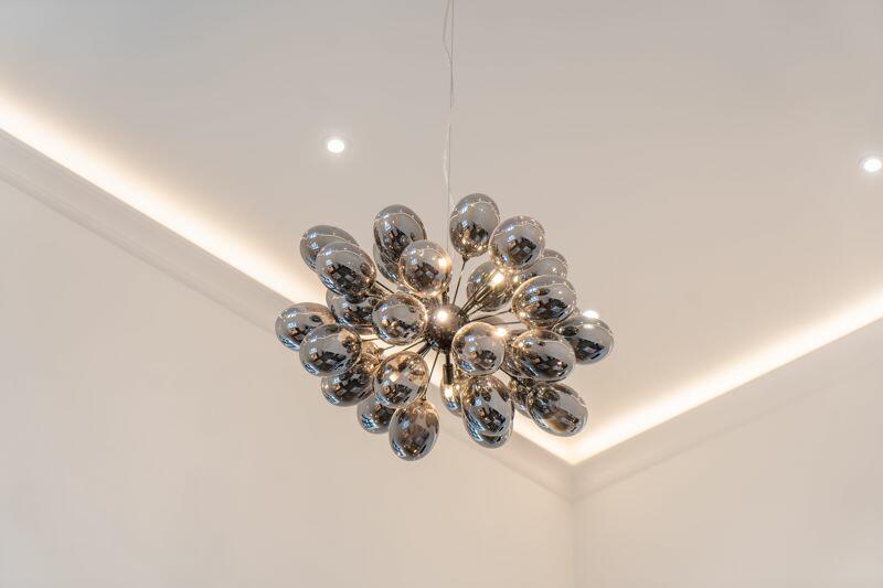 Light in the vaulted ceiling