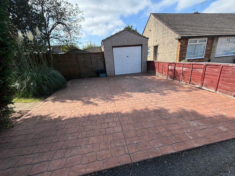 Driveway and garage