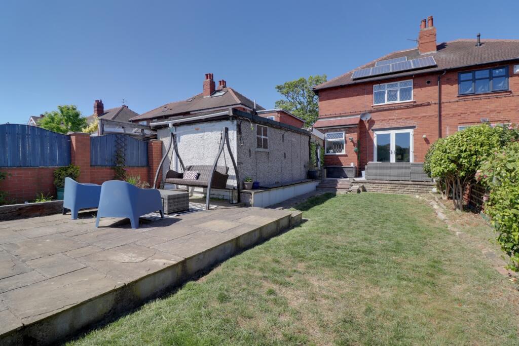 View of the property from the rear garden 