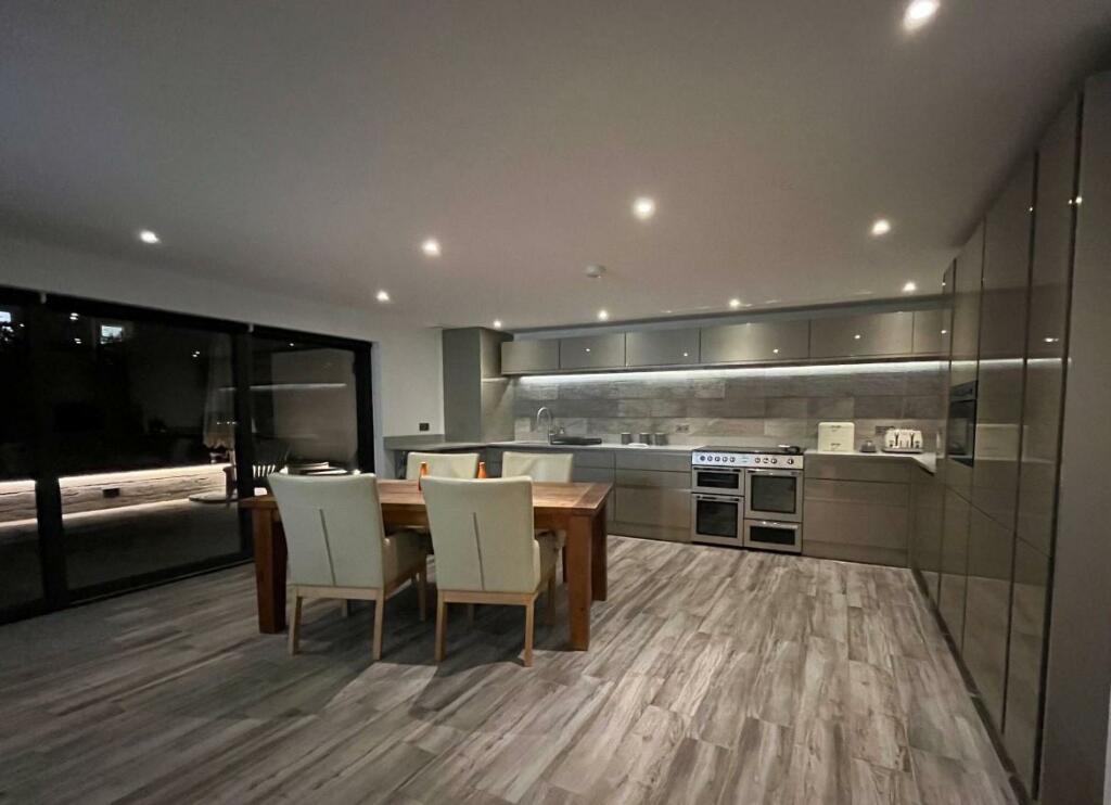 Kitchen/Living Room at Night