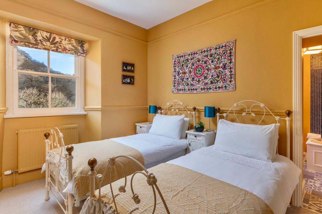 Bedroom 4, Danescombe Valley House, Calstock. Cornwall