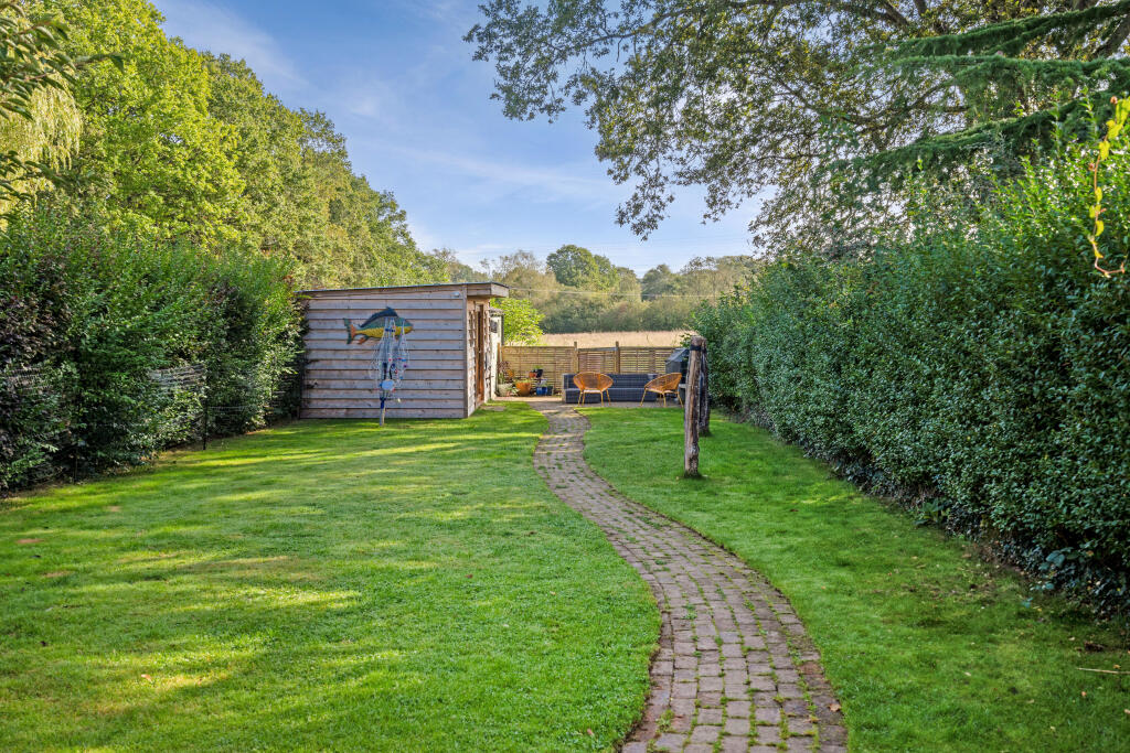 Garden view of field