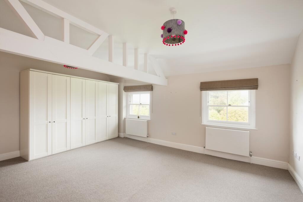Top floor bedroom
