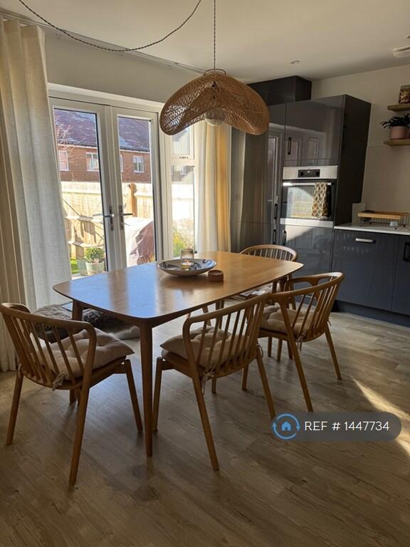 Kitchen With French Doors Onto Patio/Garden