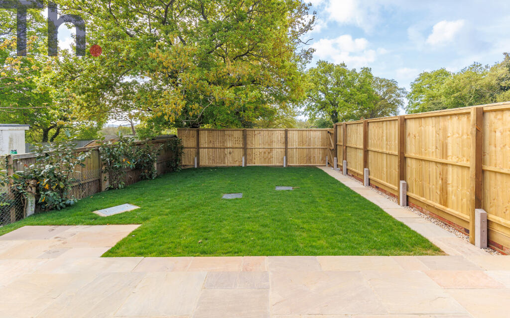 Rear Garden with Sylvan Setting