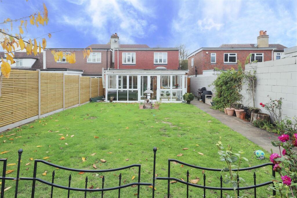 Rear garden