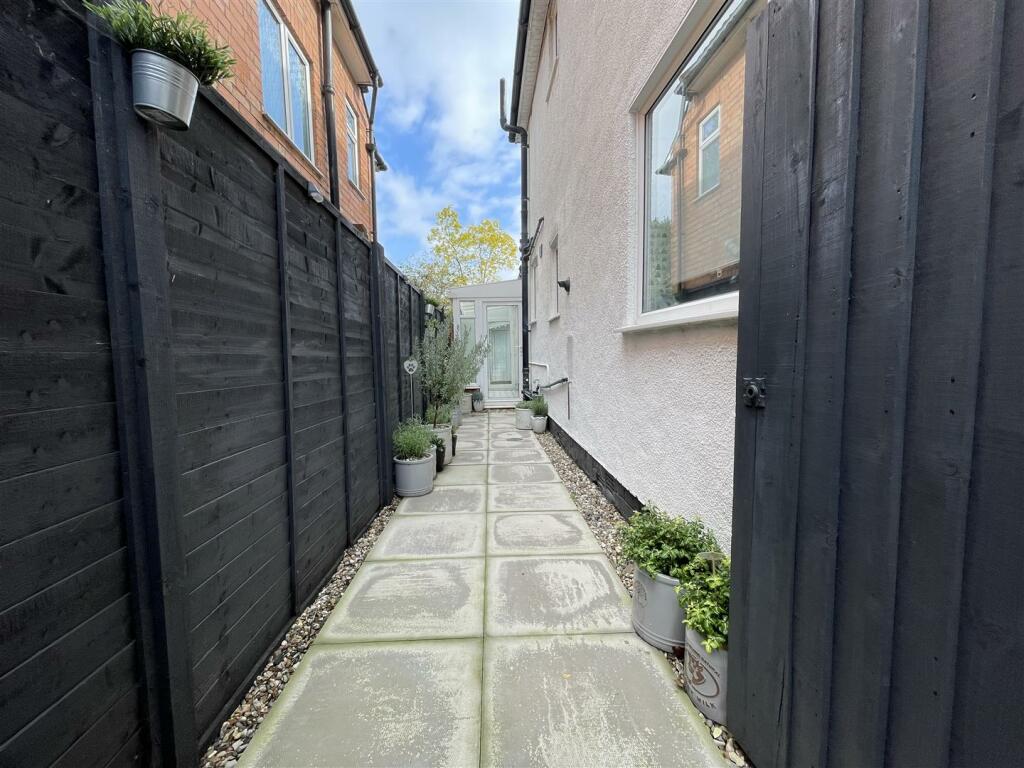 Side entrance