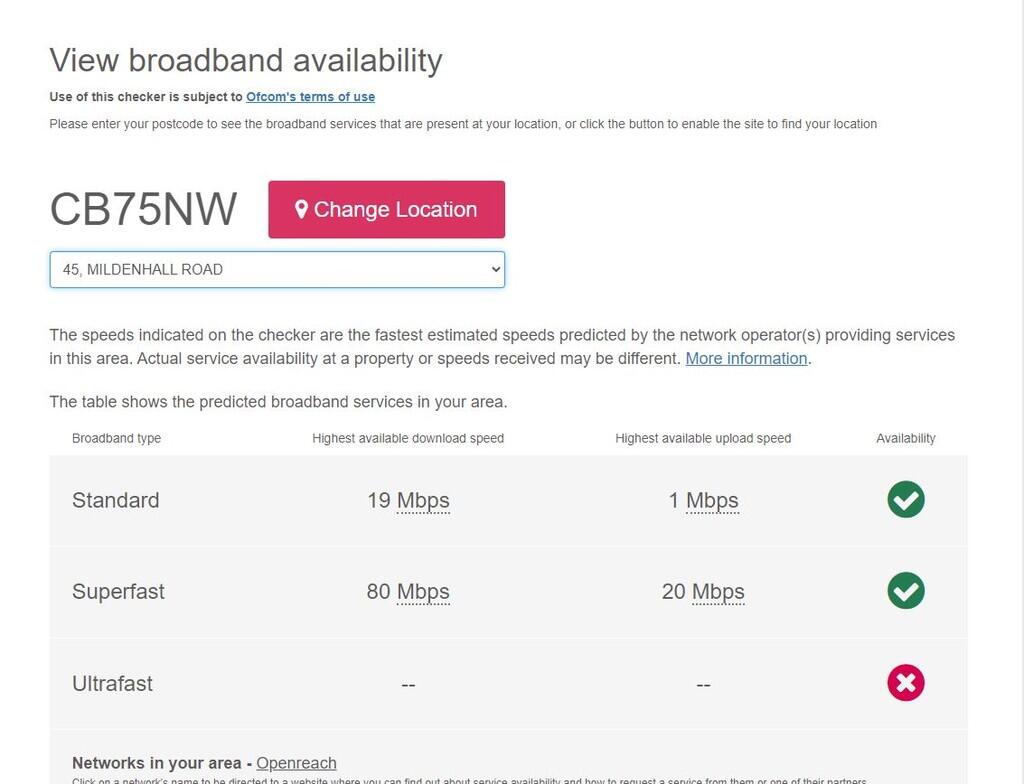 broadband speed