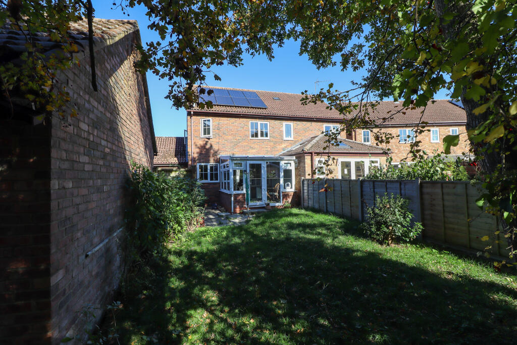 Rear of house