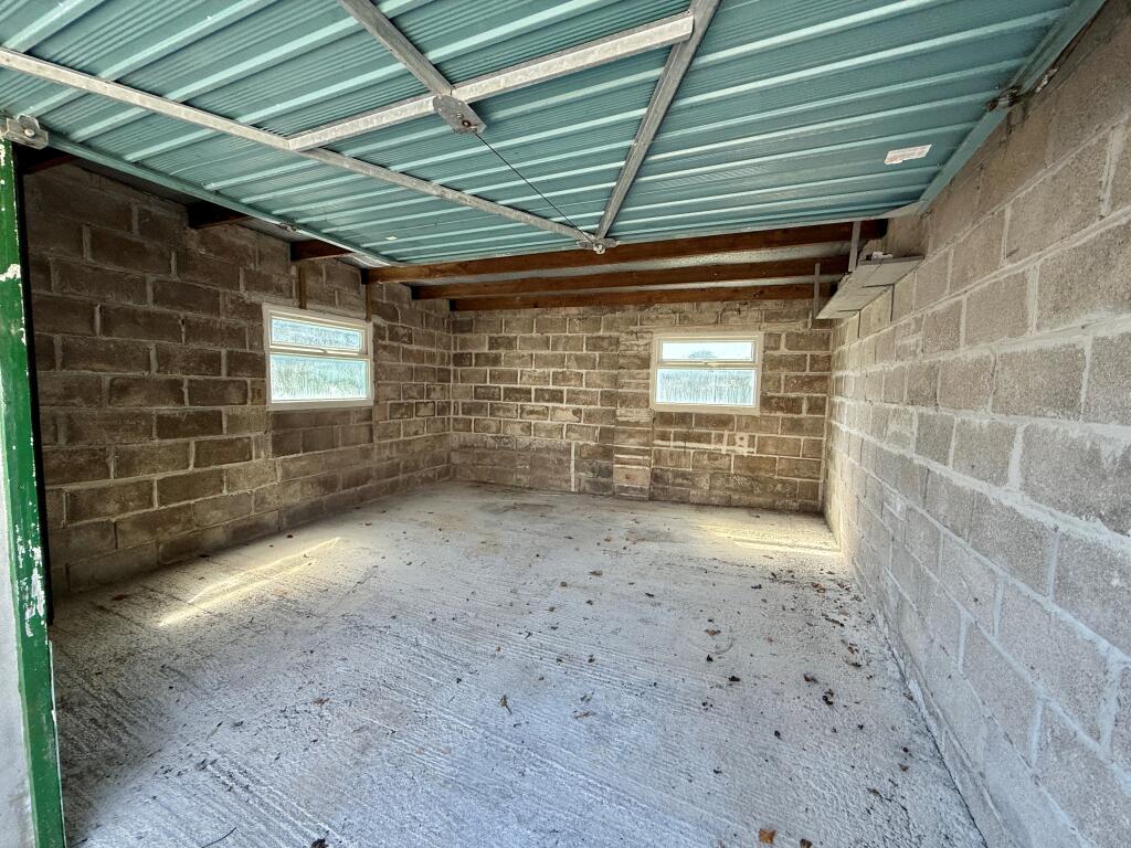 Garage with storage space