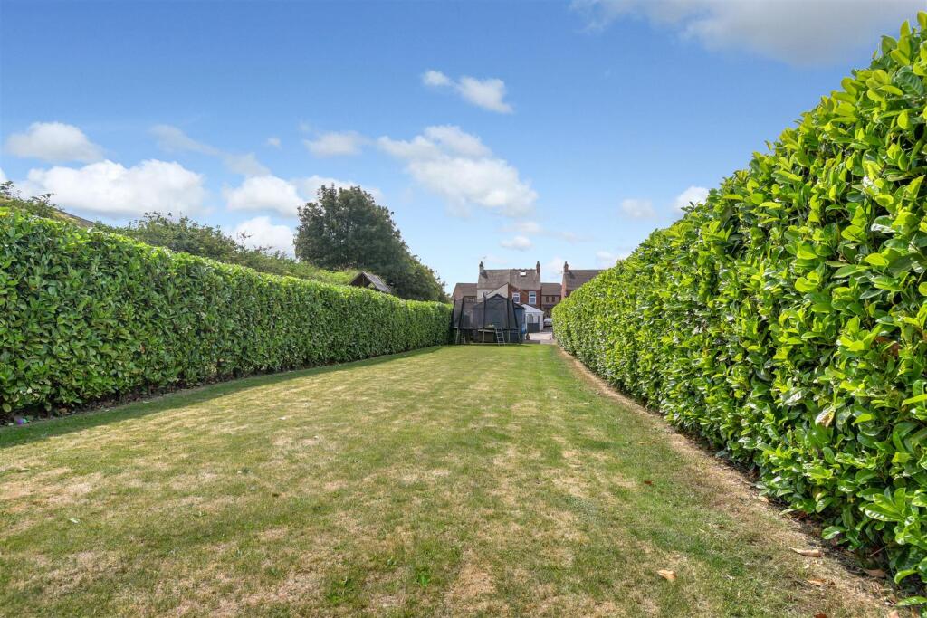 Rear garden