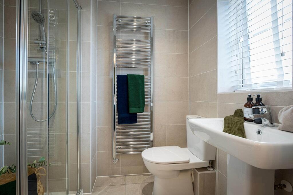 An en-suite bathroom away from the family