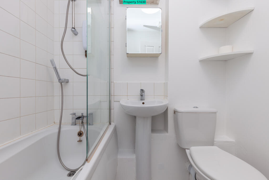 Bathroom with Shower Over Bath