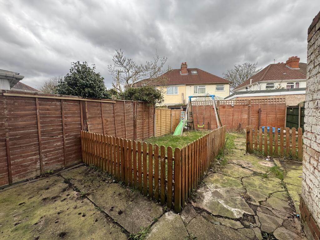 Rear patio/garden