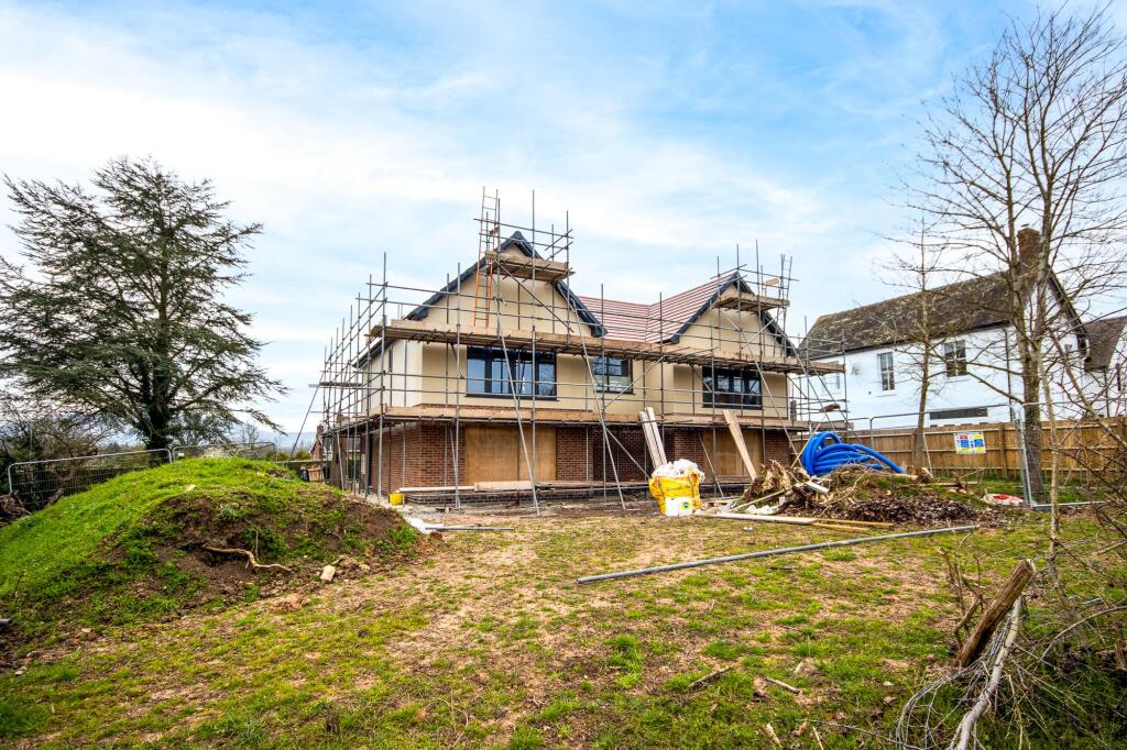 Cedar House Under Construction Rear