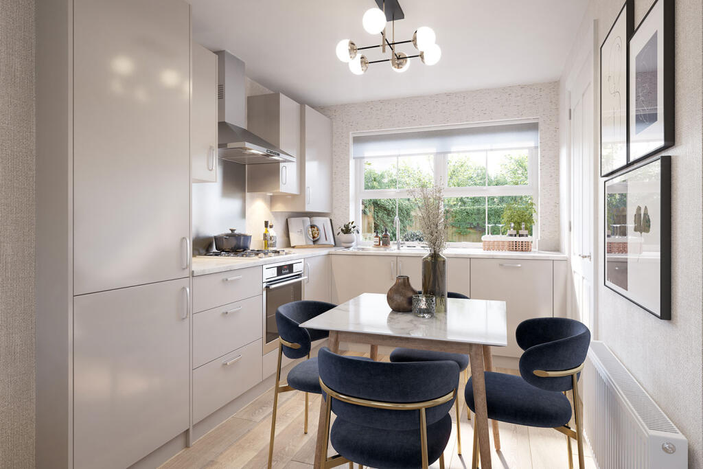 The kitchen diner of The Waltham at High Forest, New Waltham