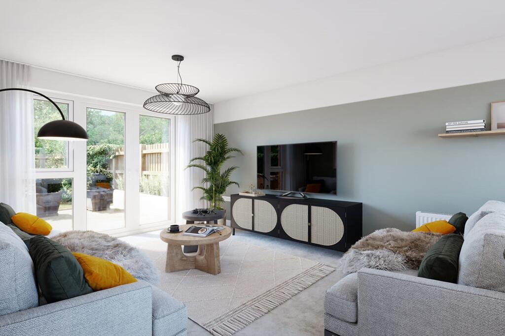 French doors leading to the rear garden, perfect for entertaining