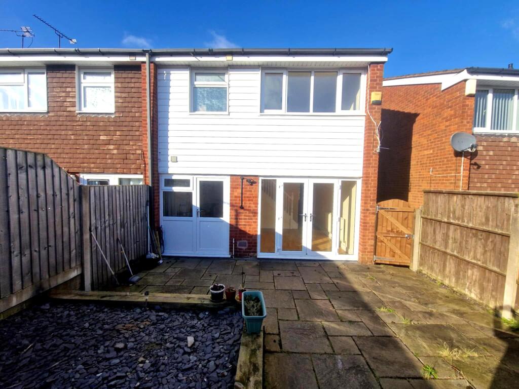 Rear of property