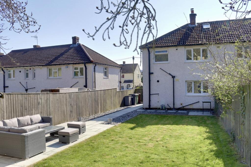 Rear view and garden