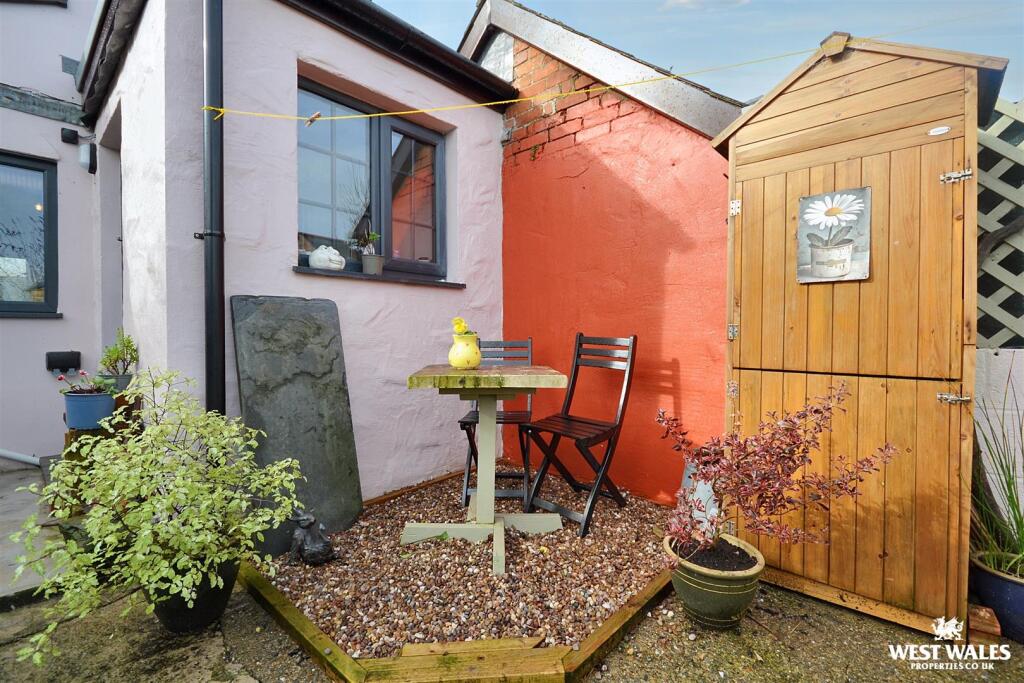 Rear of property