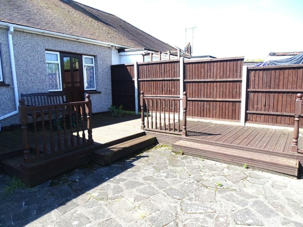 DECKING PATIO TO REAR ELEVATION