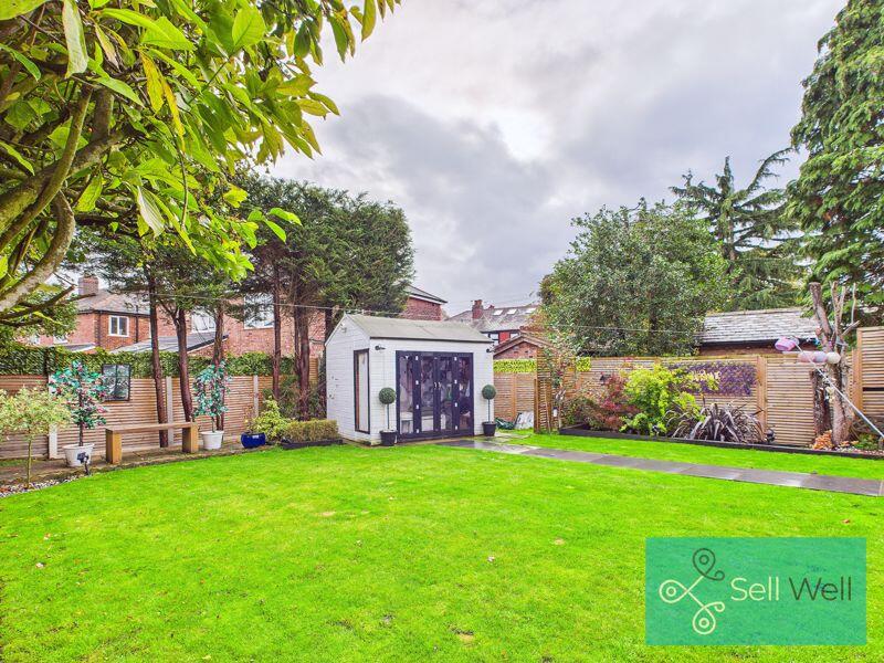Rear Garden With Garden Room