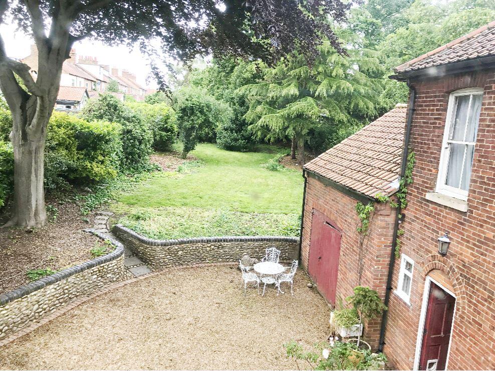 Rear of property