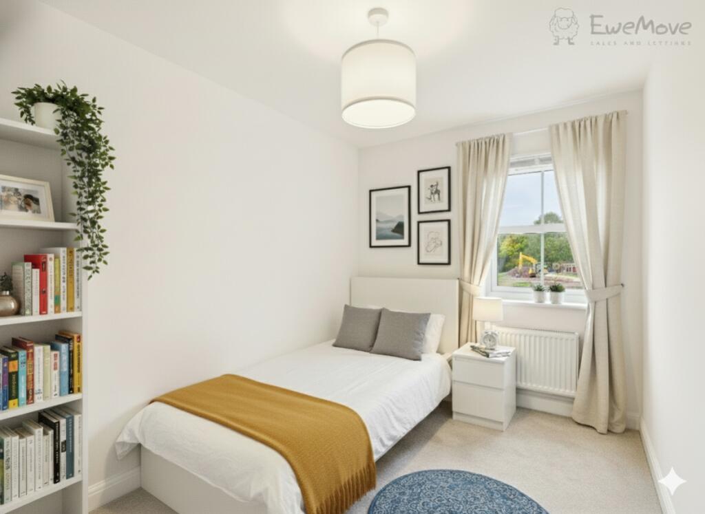 EWEMOVE TIVERTON - BEDROOM 2 - DRESSED IMAGE