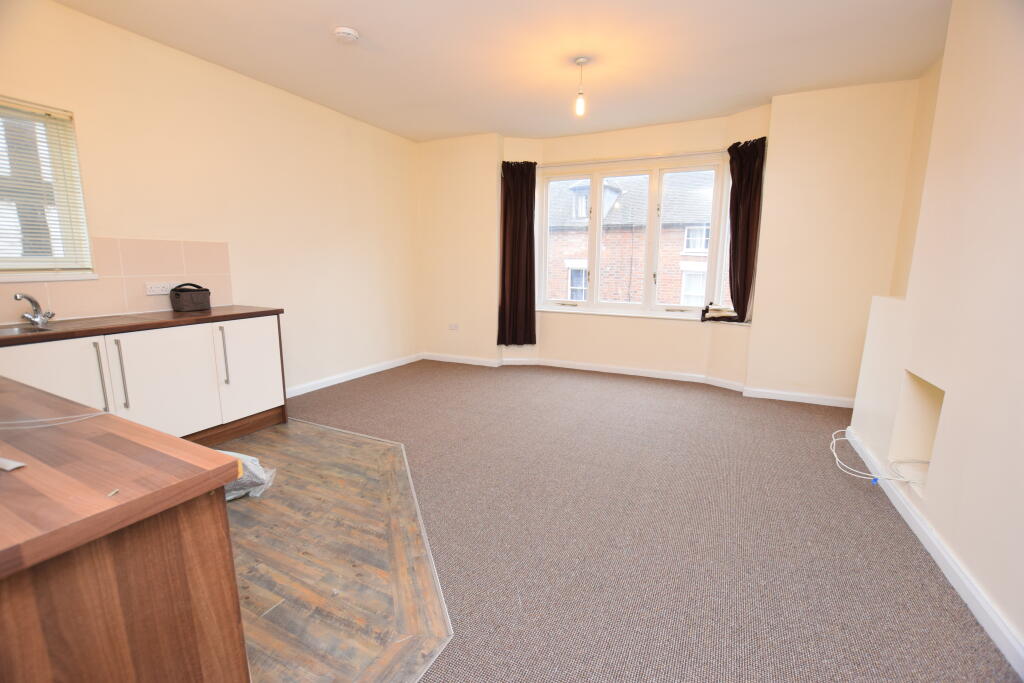 open plan lounge/kitchen