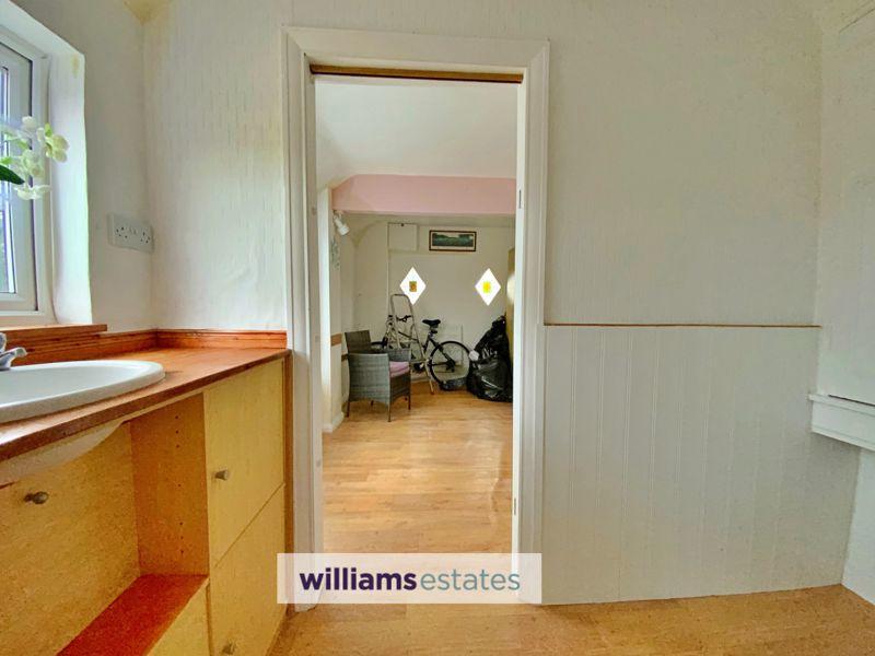 inside outbuilding