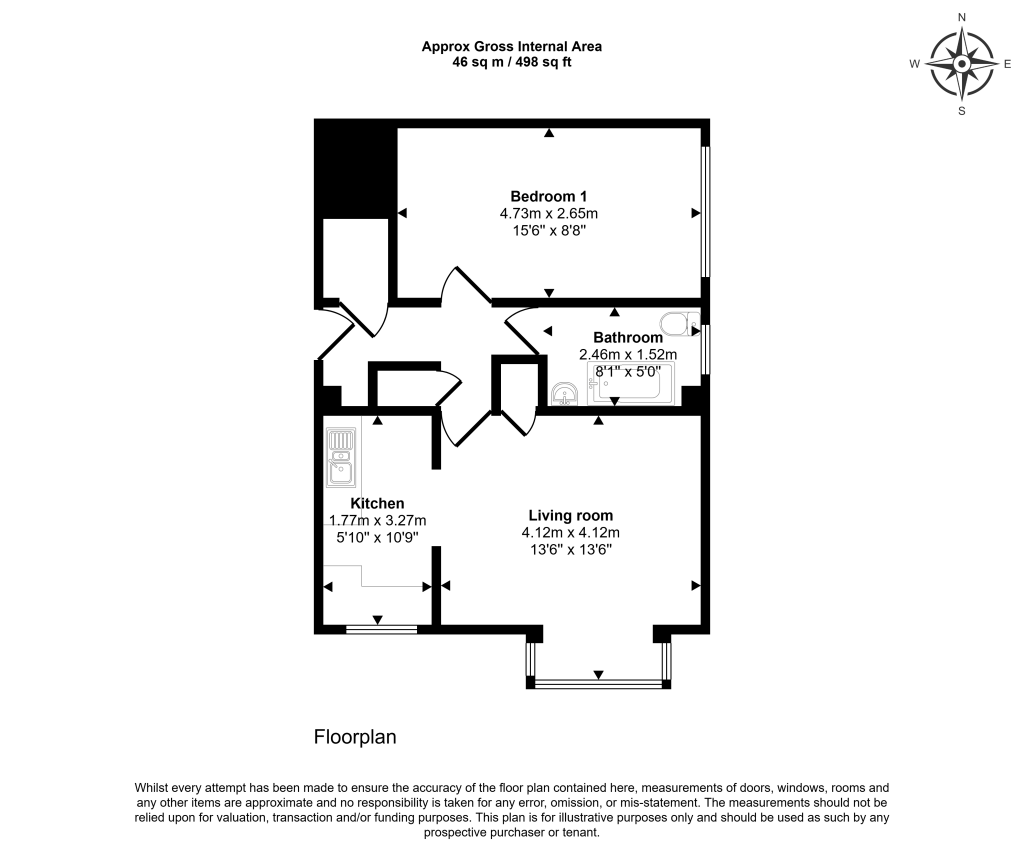 Flat 8, 45 Grove Road, Bexleyheath, DA7 6AX